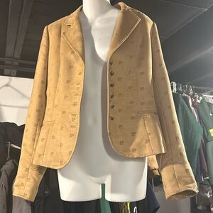 Vintage Pierre Cardin Suede like jacket blazer. Size S